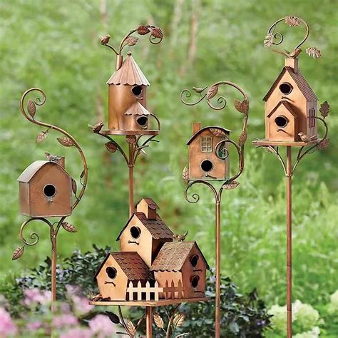 metal bird houses|handmade metal birdhouses.